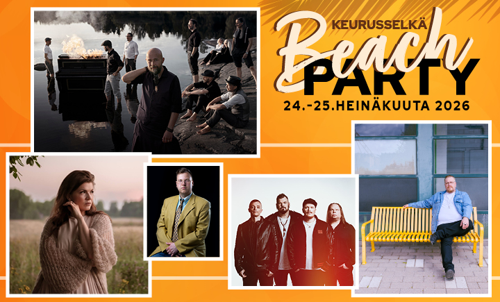 EARLY BIRD Keurusselkä Beach Party - lauantai